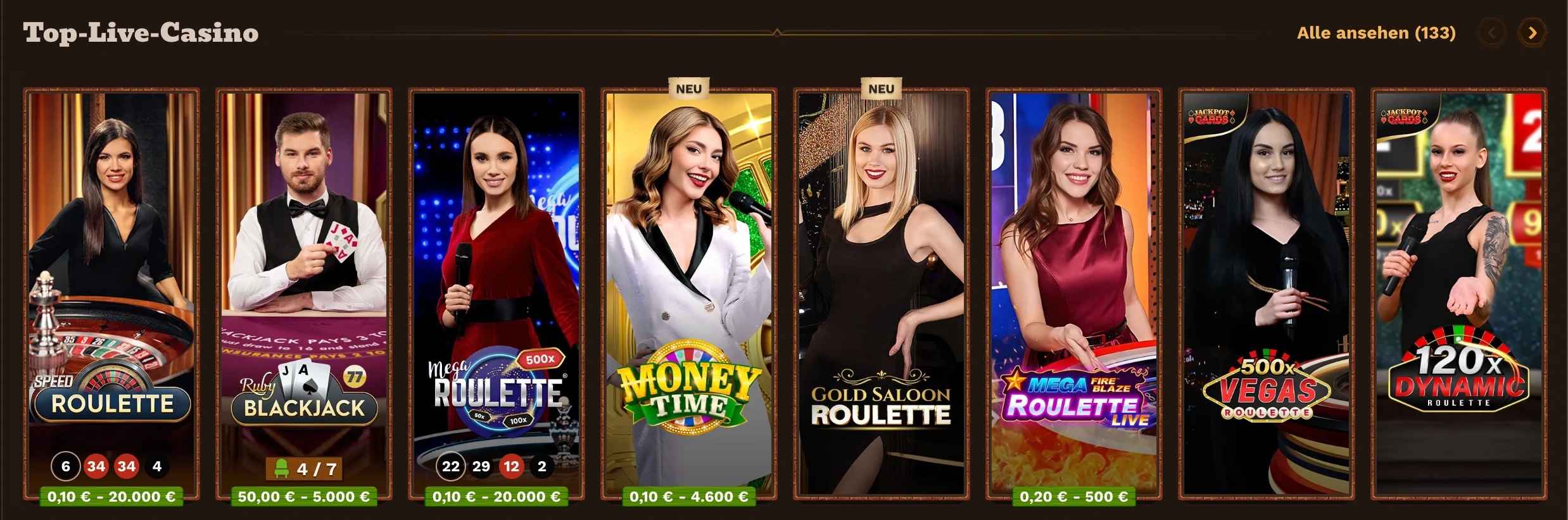 Das Spielangebot deckt zahlreiche Kategorien ab – Fat Pirate Casino